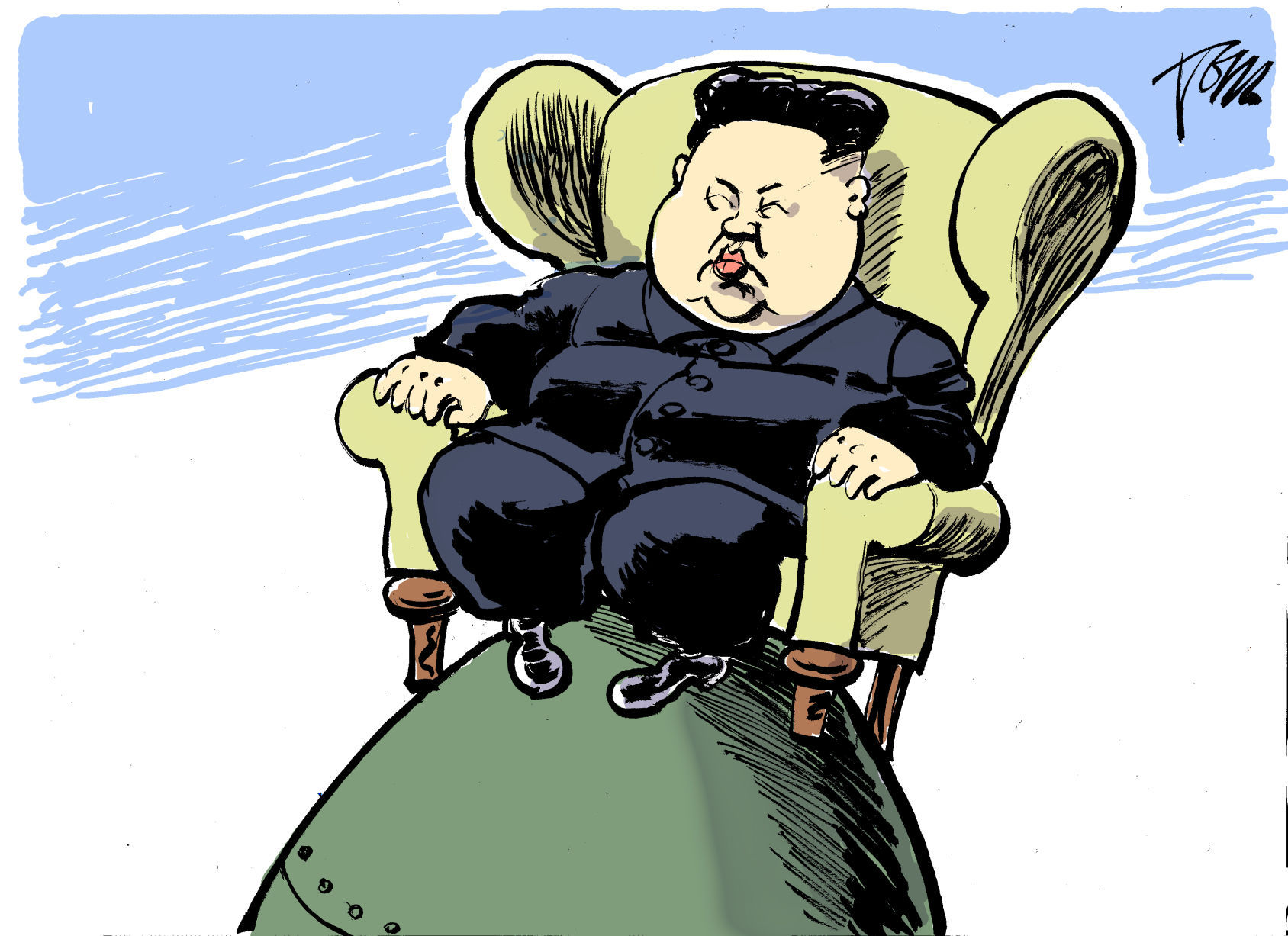 Kim Jung Un by Tom Janssen, The Netherlands